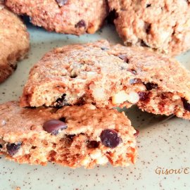 Cookies aux Noix et pépites de Chocolat