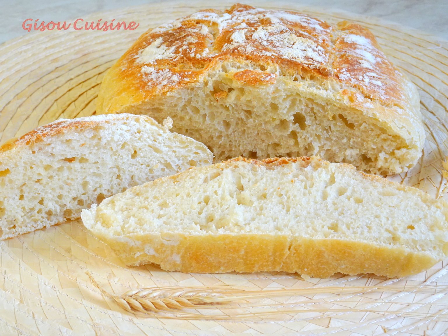Pain maison sans robot | Gisou Cuisine
