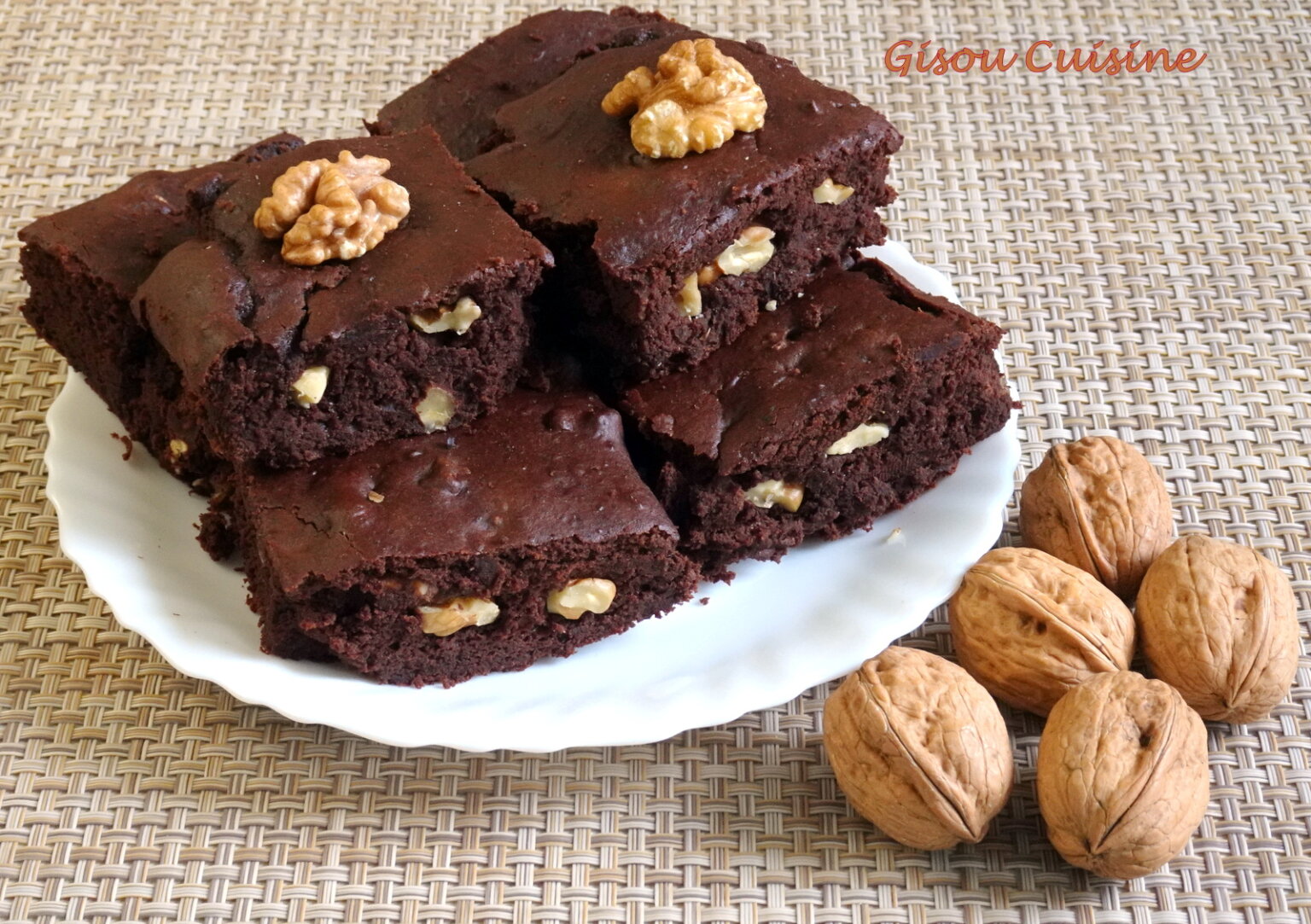 Brownies Chocolat Noir Et Haricots Rouges | Gisou Cuisine