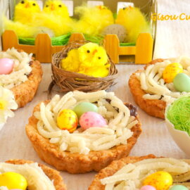 Easter Birds Nest Cookies – Chocolate and Almond