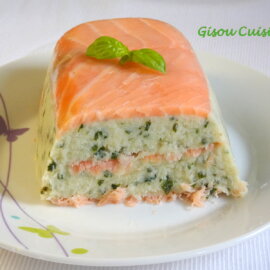 Petite terrine de Poisson blanc au basilic