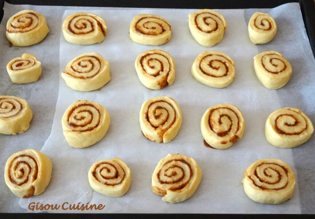 brioches roulées à la cannelle