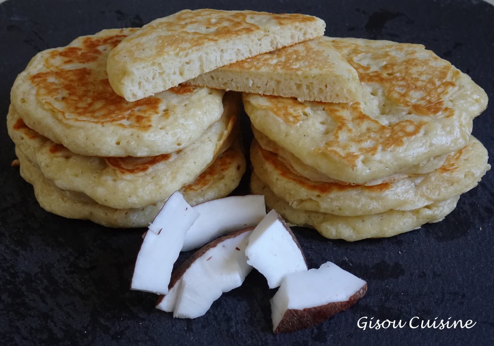 pancakes à la noix de coco