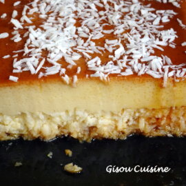 French Antilles Coconut Flan