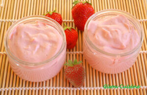 crème de fraises légère