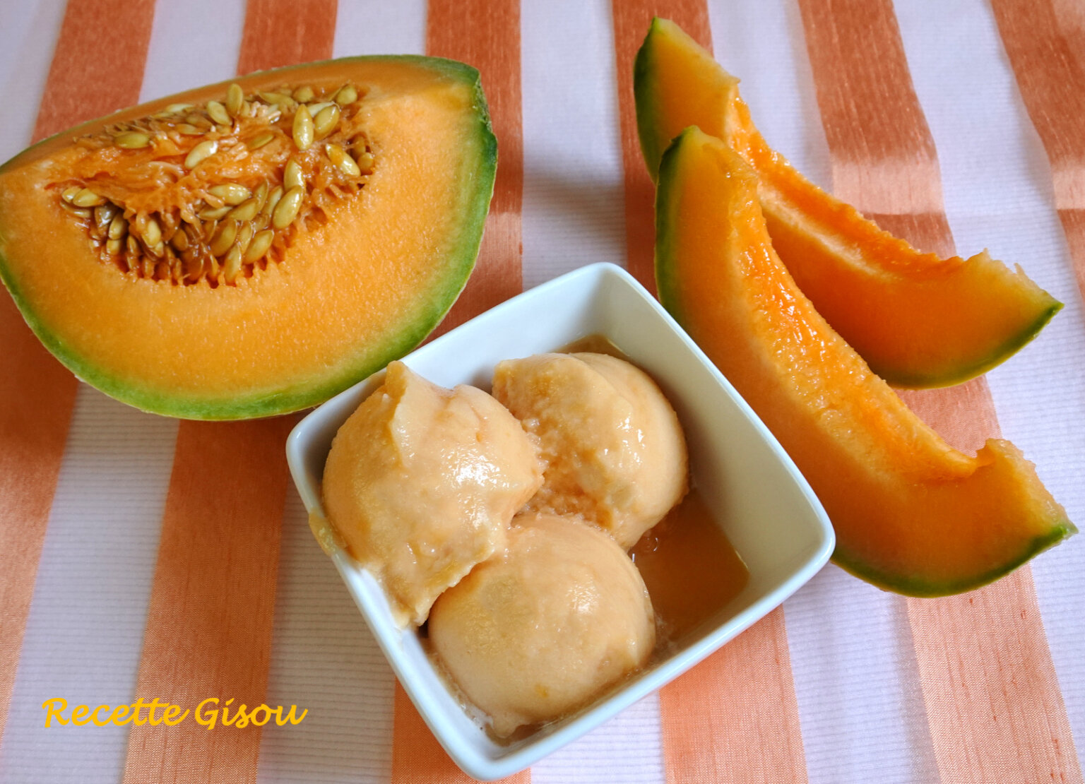 Glace très légère au Melon | Gisou Cuisine