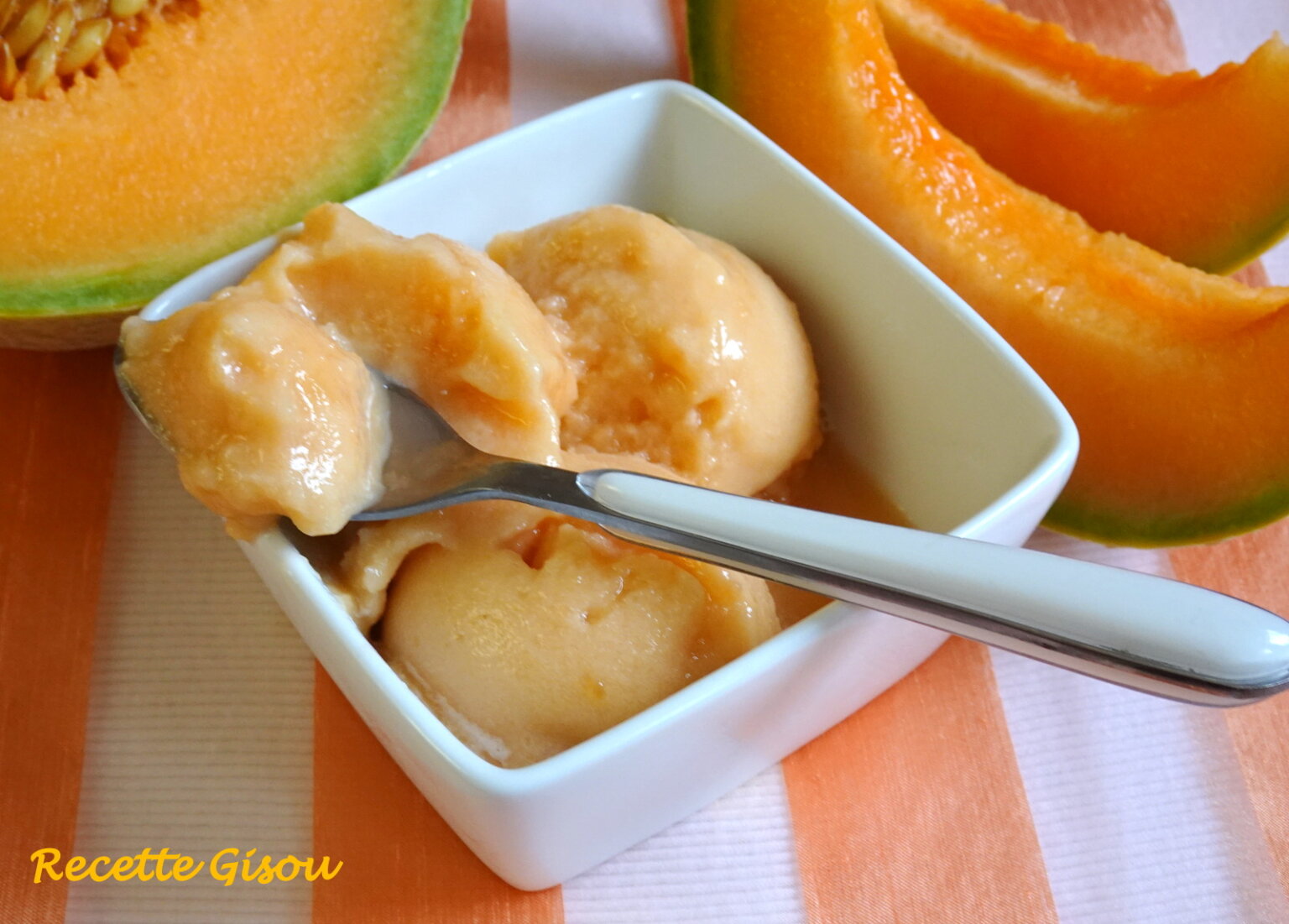Glace très légère au Melon | Gisou Cuisine