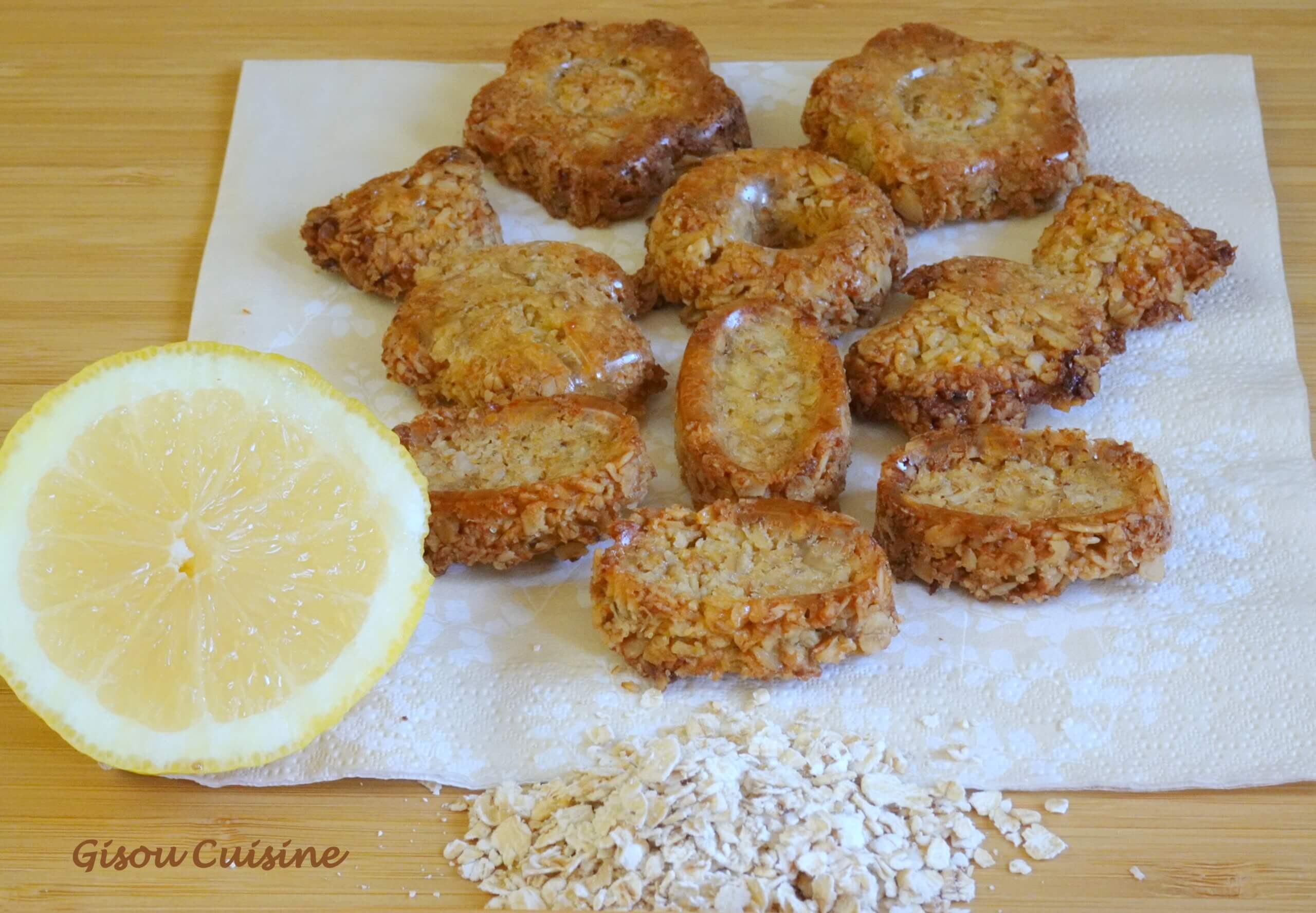 Biscuits à l'avoine et au citron