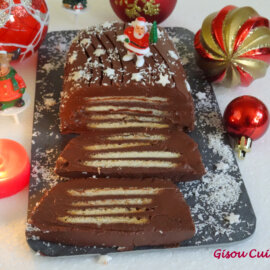 Bûche ganache au Chocolat