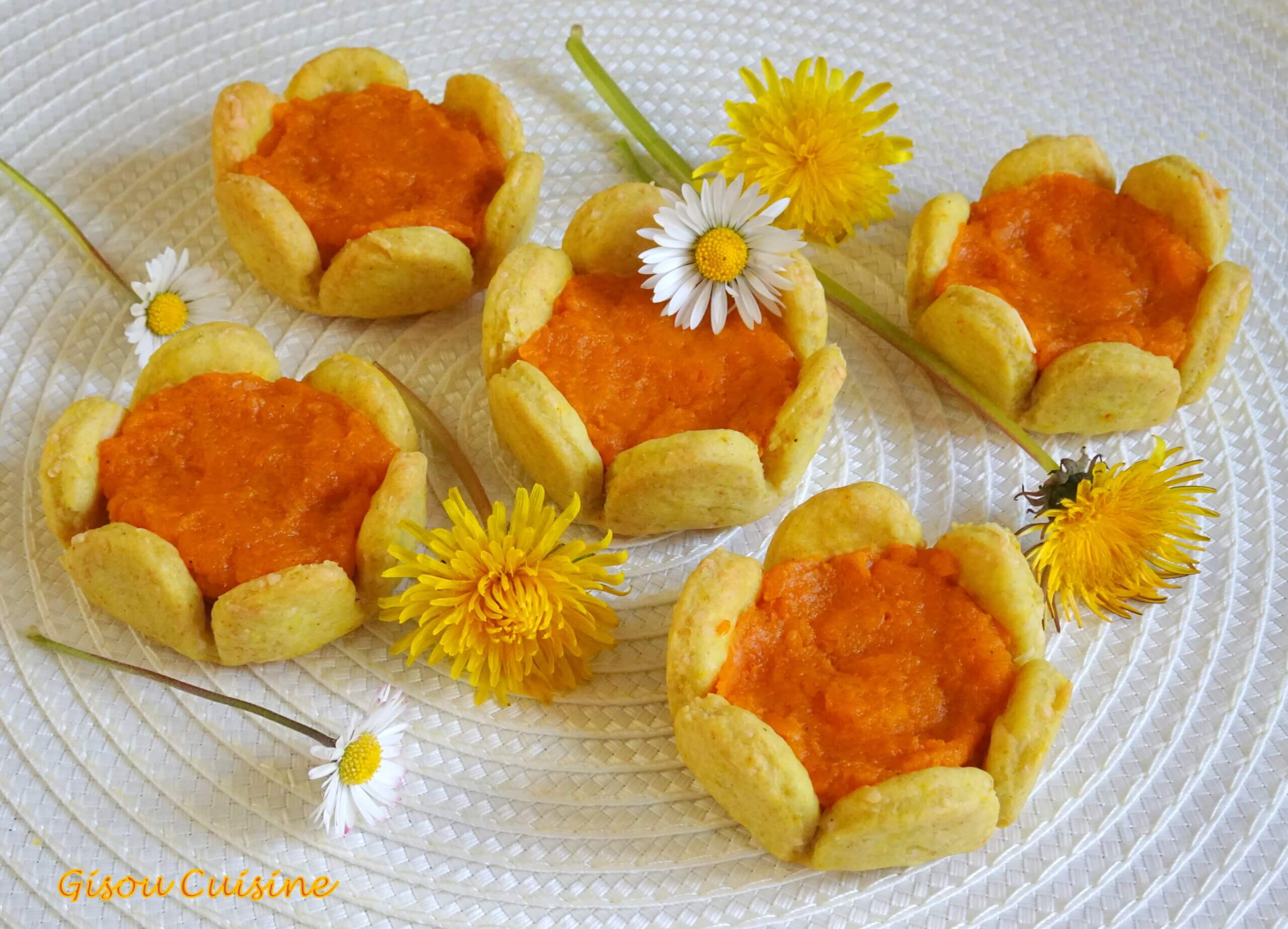 Fleurs carotte curry