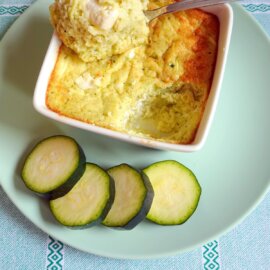 Flans de Courgette à la Féta et au Cumin