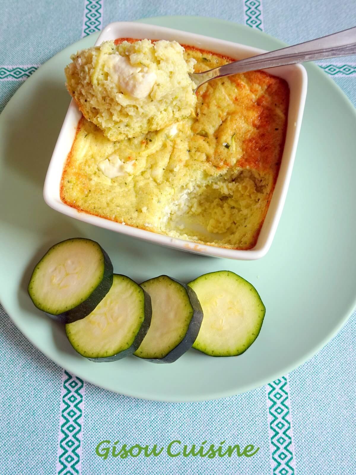 Flan de courgette à la féta