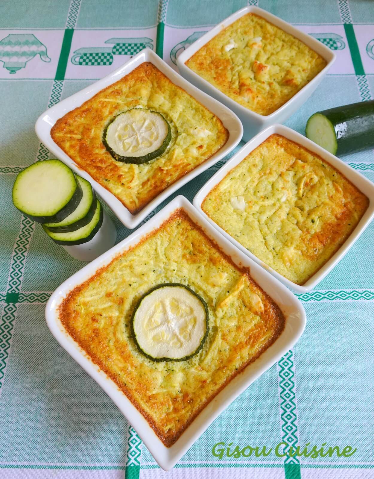 Flan de courgette à la féta