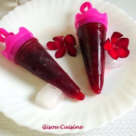 Glace aux fleurs d’Hibiscus