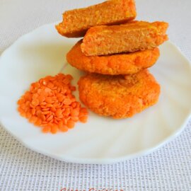 Galettes de Lentilles Corail et Carottes