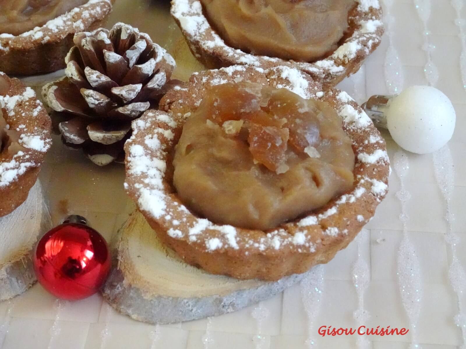 tartelette à la crème de châtaigne