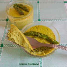 Flan d’Asperge verte au parmesan
