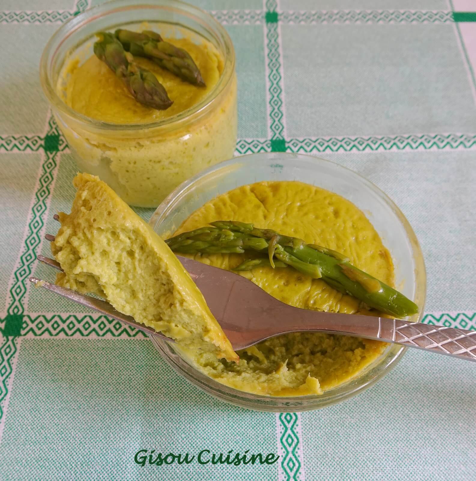 Flans d'asperges