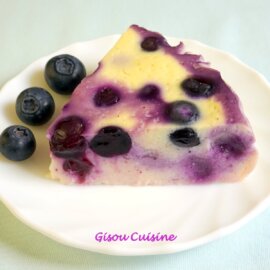 Gâteau au Skyr et aux Myrtilles