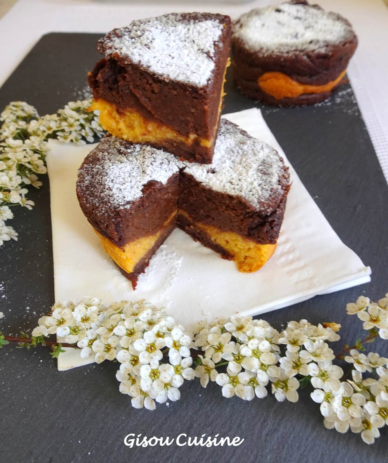 petits gâteaux patate douce et chocolat