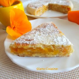 Galette garnie aux Abricots et Amandes