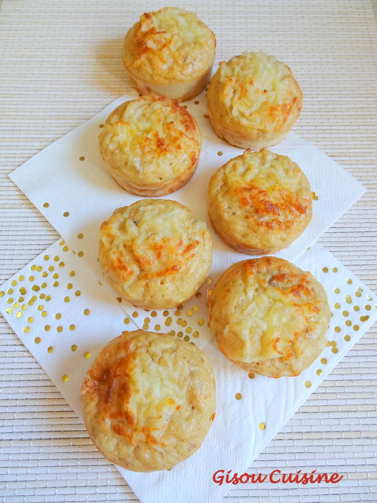 petits gâteaux thon et mozarella