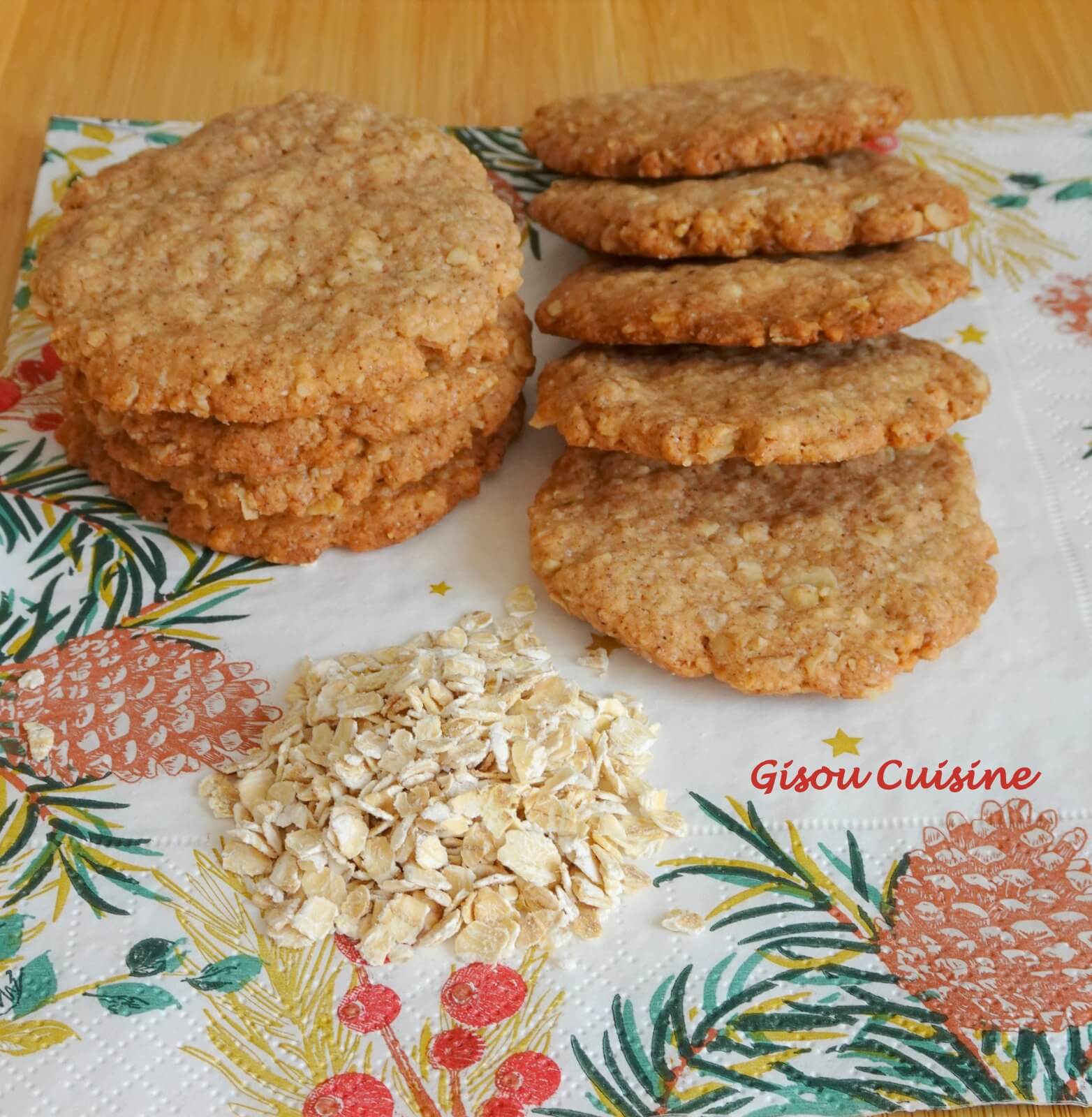 BIscuits avoine aux épices de spéculoos