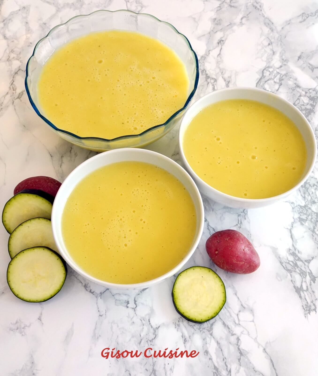 velouté de courgette et patate