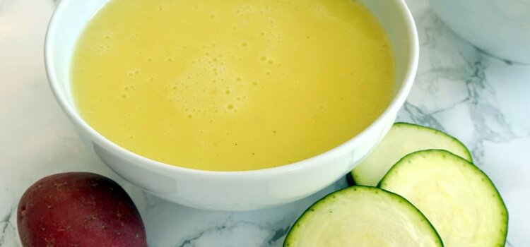 velouté de courgettes et pomme de terre