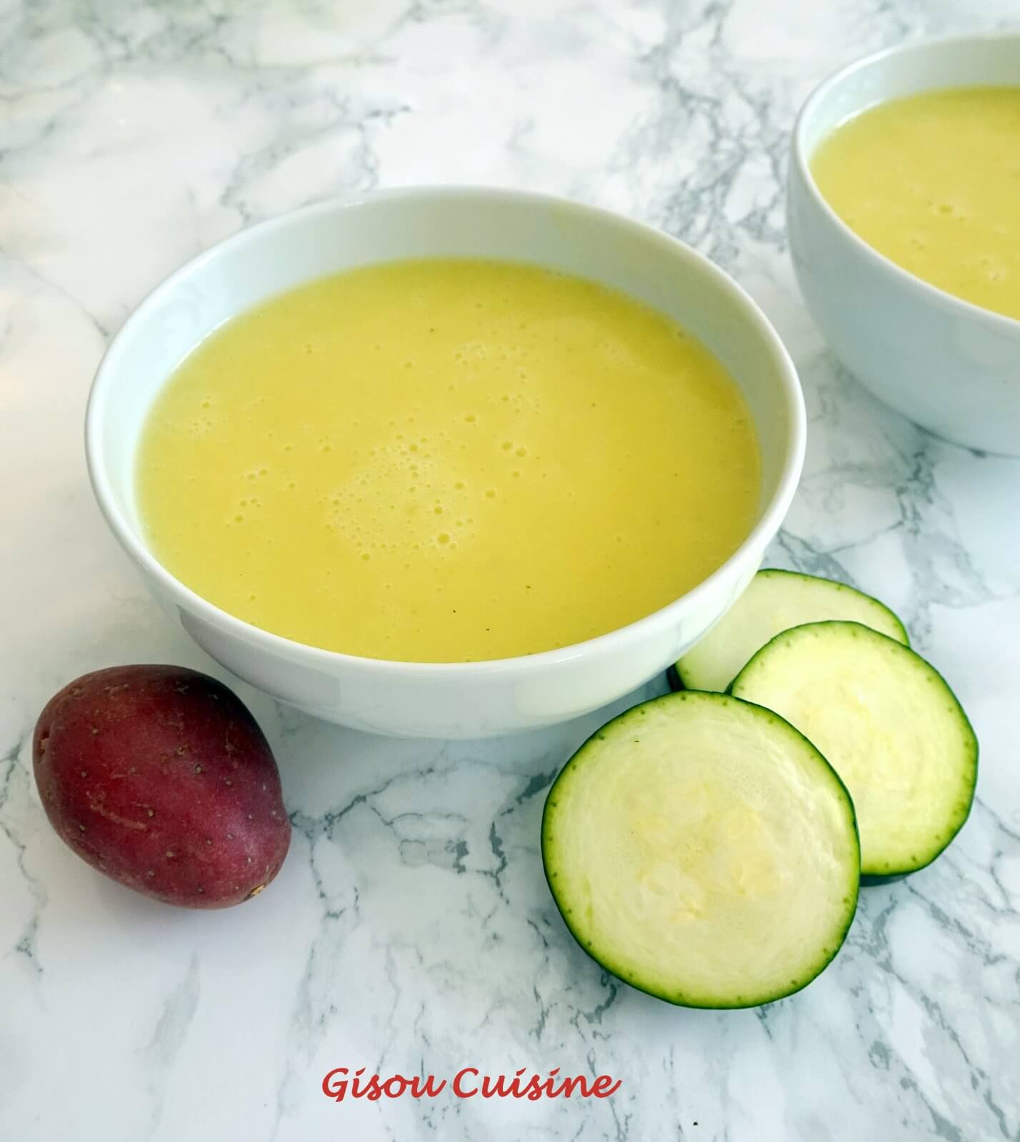 velouté de courgettes et pomme de terre