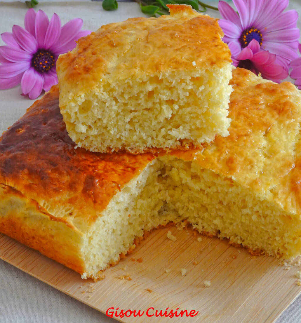 Gâteau brioche sans pétrissage