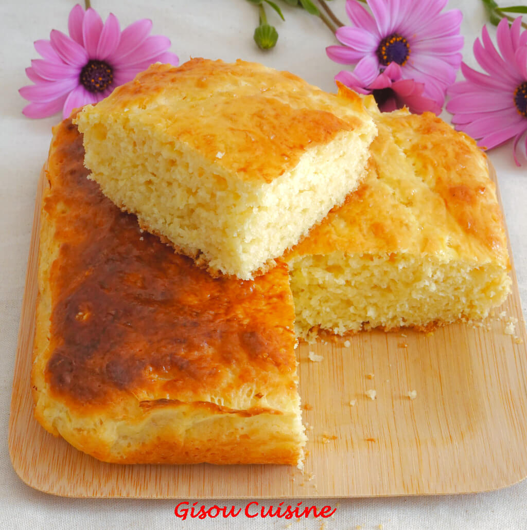 Gâteau brioche sans pétrissage