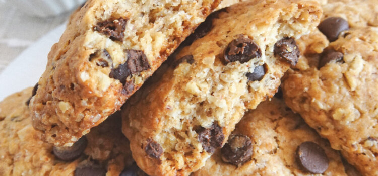 Cookies avoine chocolat