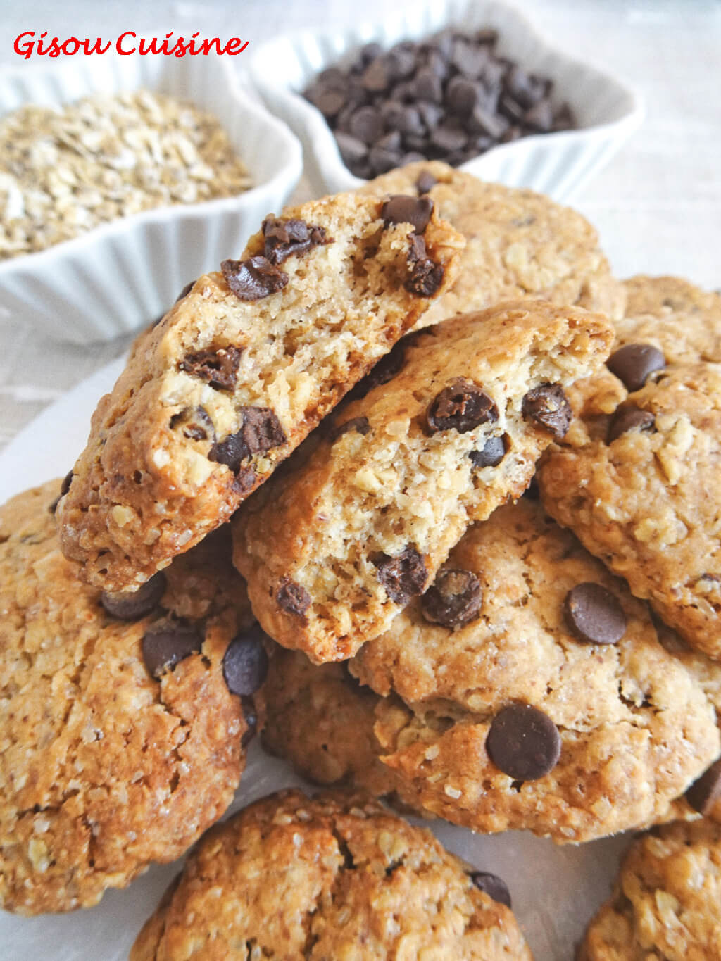 Cookies avoine chocolat