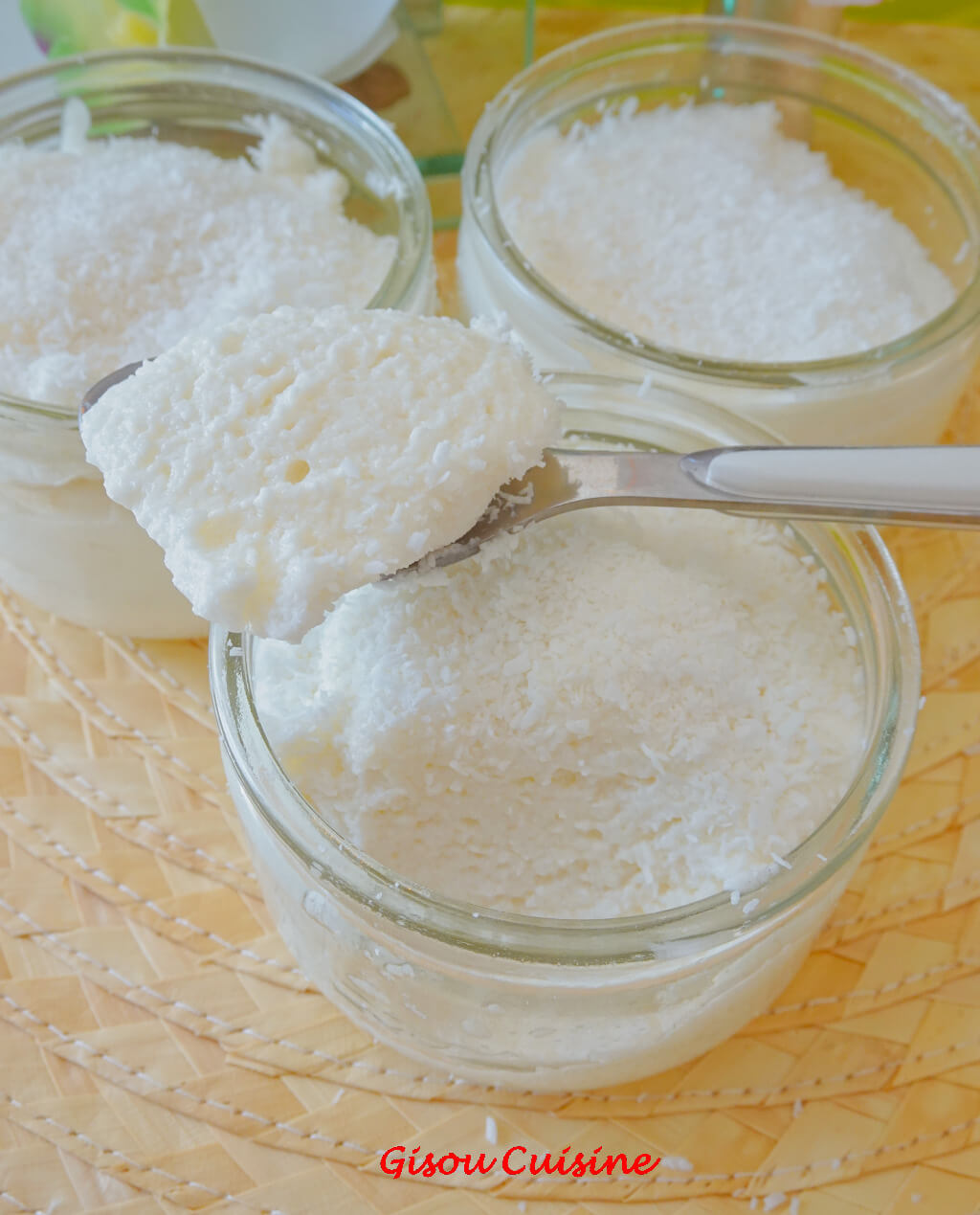 Mousse vanille et coco